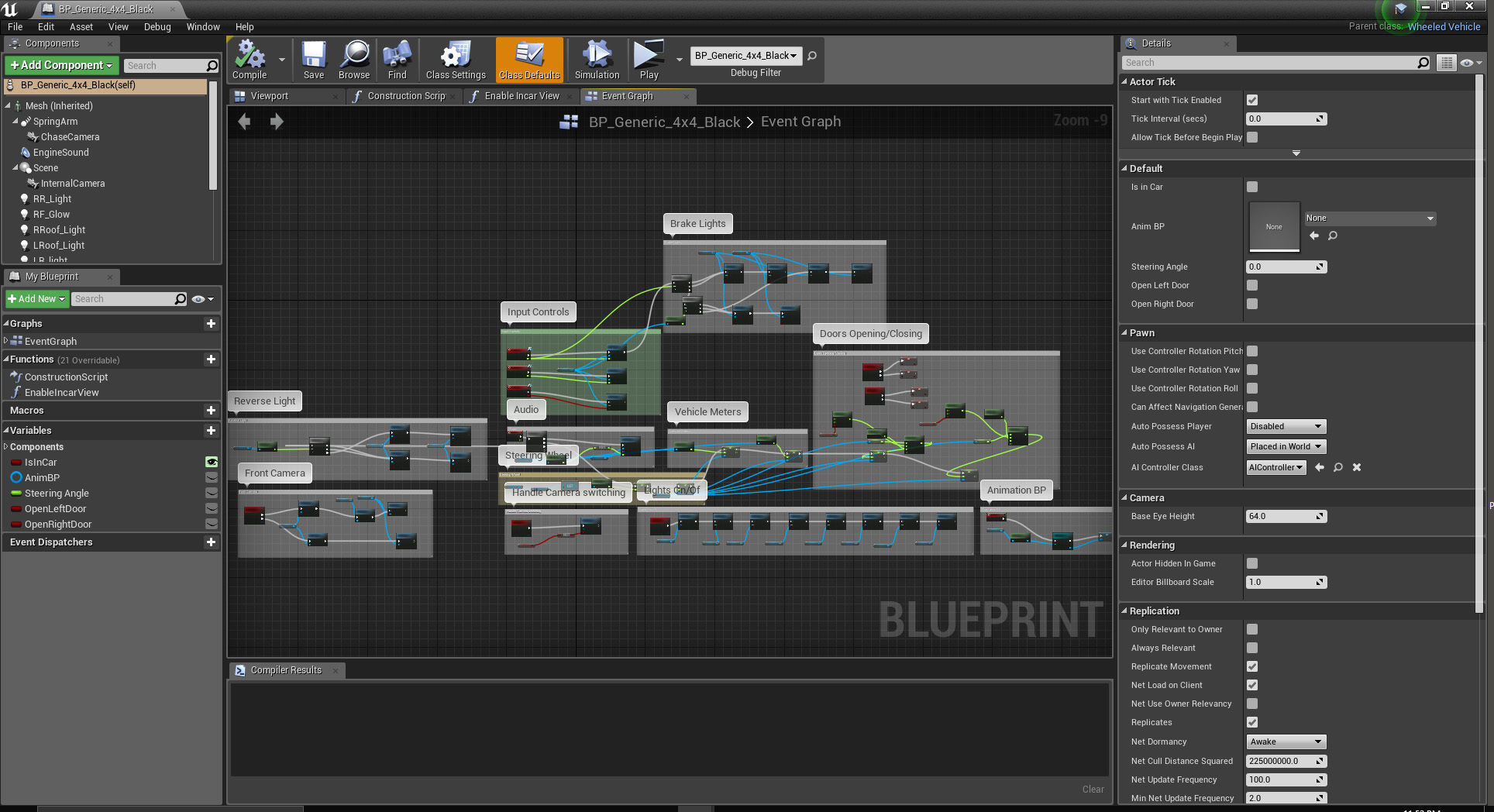 UE4 Suv 4x4 Offroad Vehicle Low-poly 3D model_2