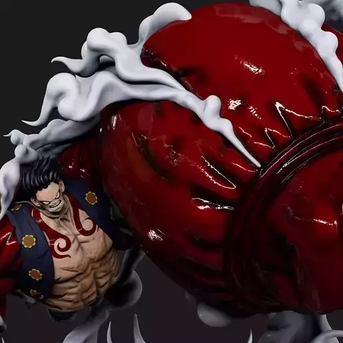 One Piece - Luffy Gear 4 3D print model