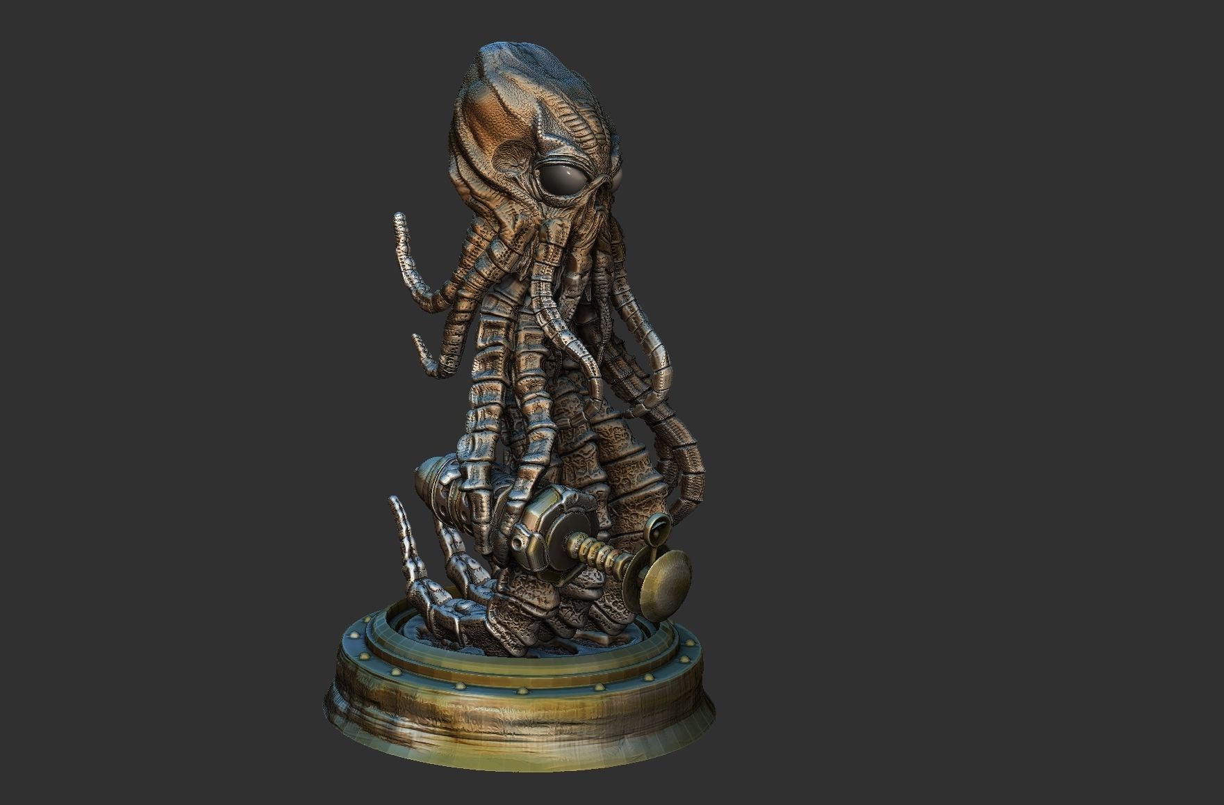 Martian from War of the worlds 3D print model_18