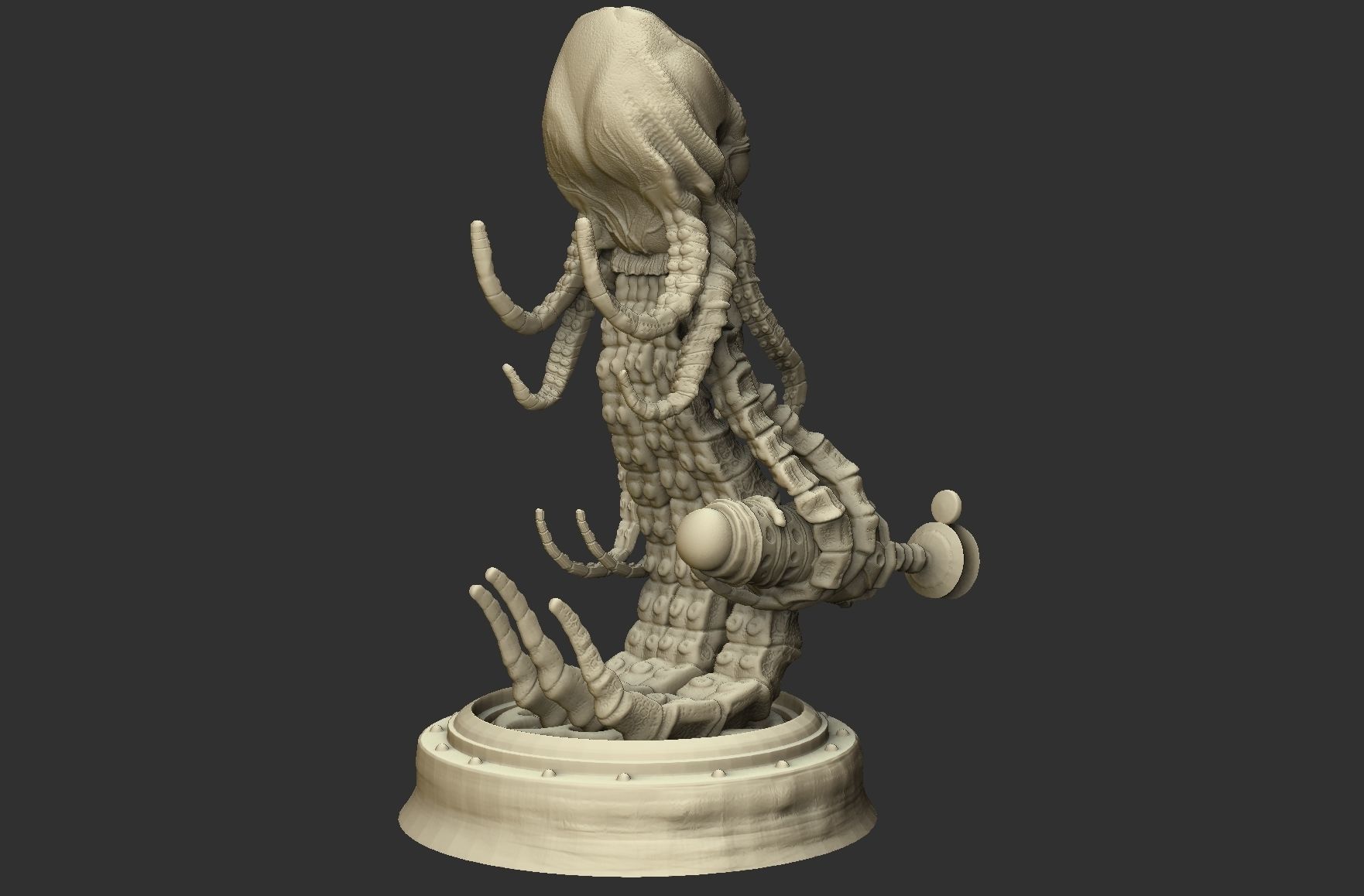 Martian from War of the worlds 3D print model_9