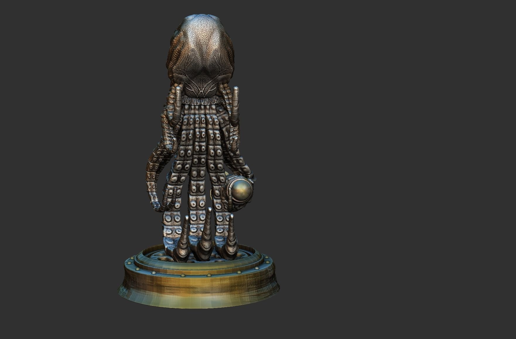 Martian from War of the worlds 3D print model_21