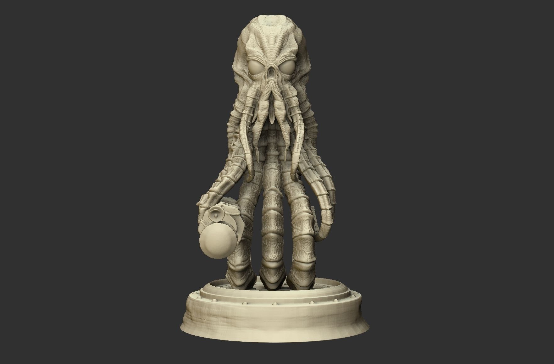 Martian from War of the worlds 3D print model_4