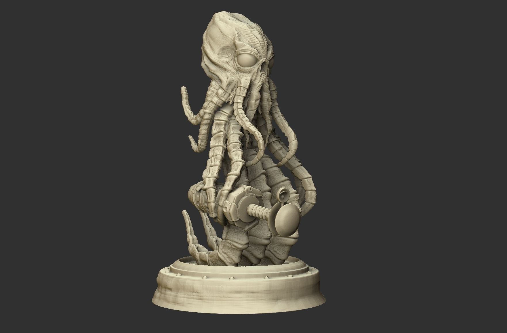 Martian from War of the worlds 3D print model_11