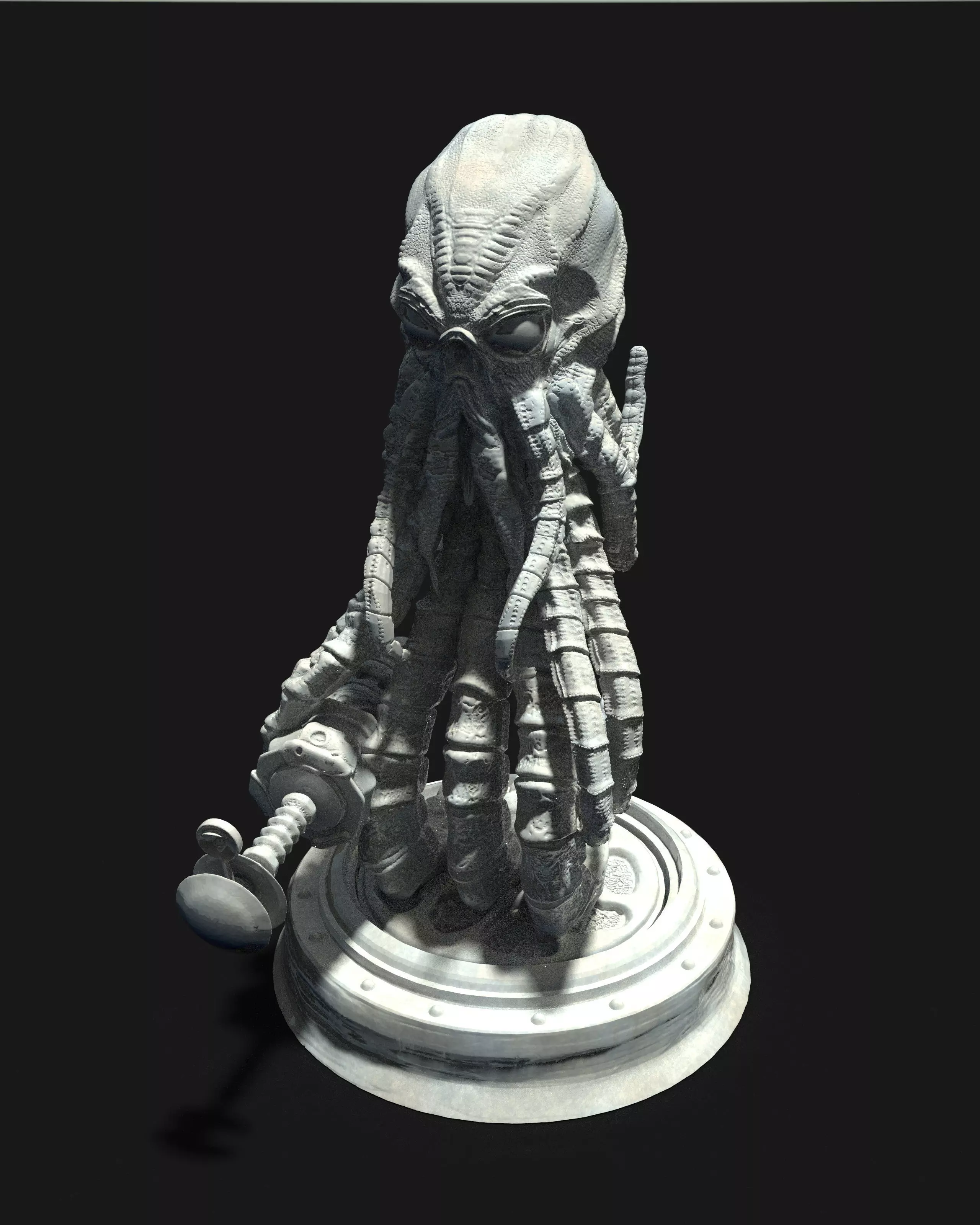 Martian from War of the worlds 3D print model_0