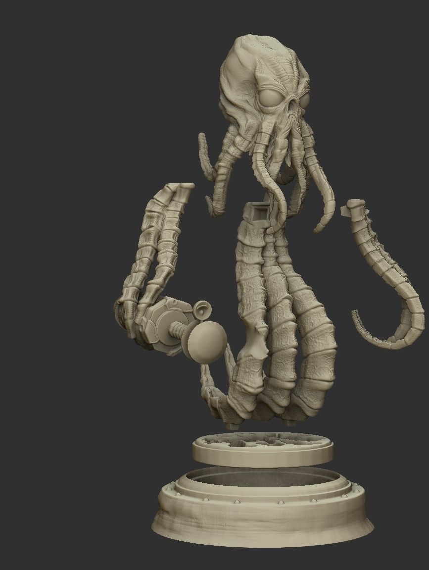 Martian from War of the worlds 3D print model_26
