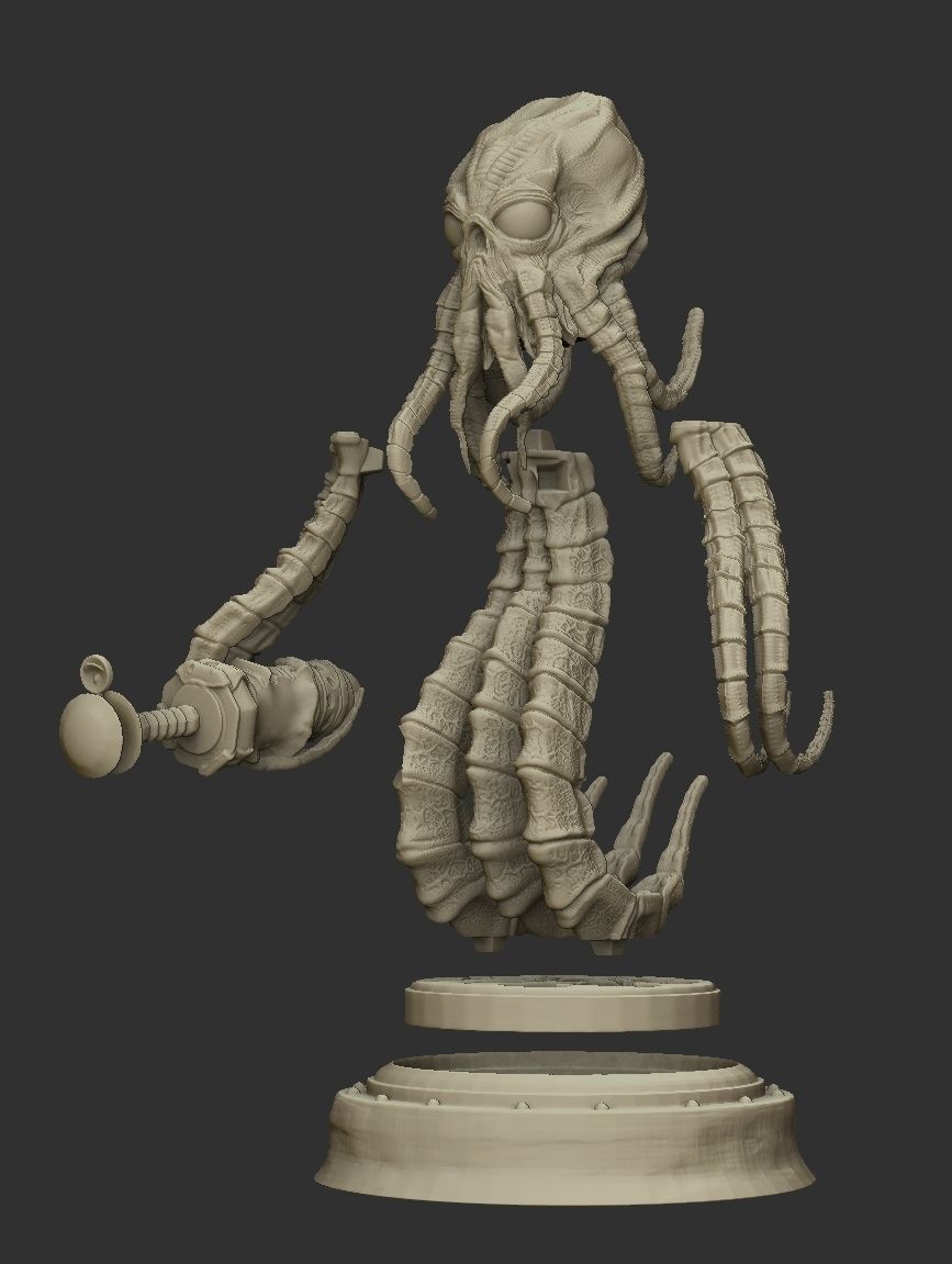 Martian from War of the worlds 3D print model_25