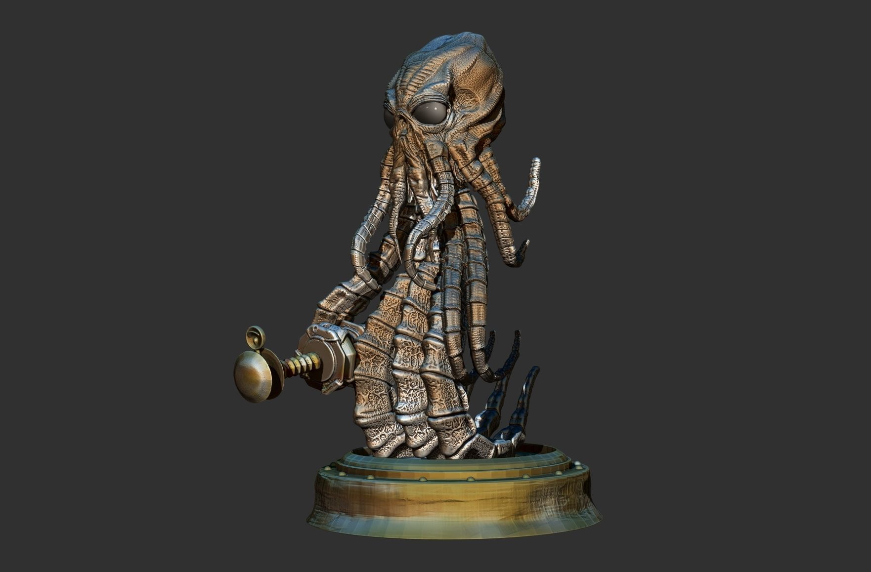 Martian from War of the worlds 3D print model_12