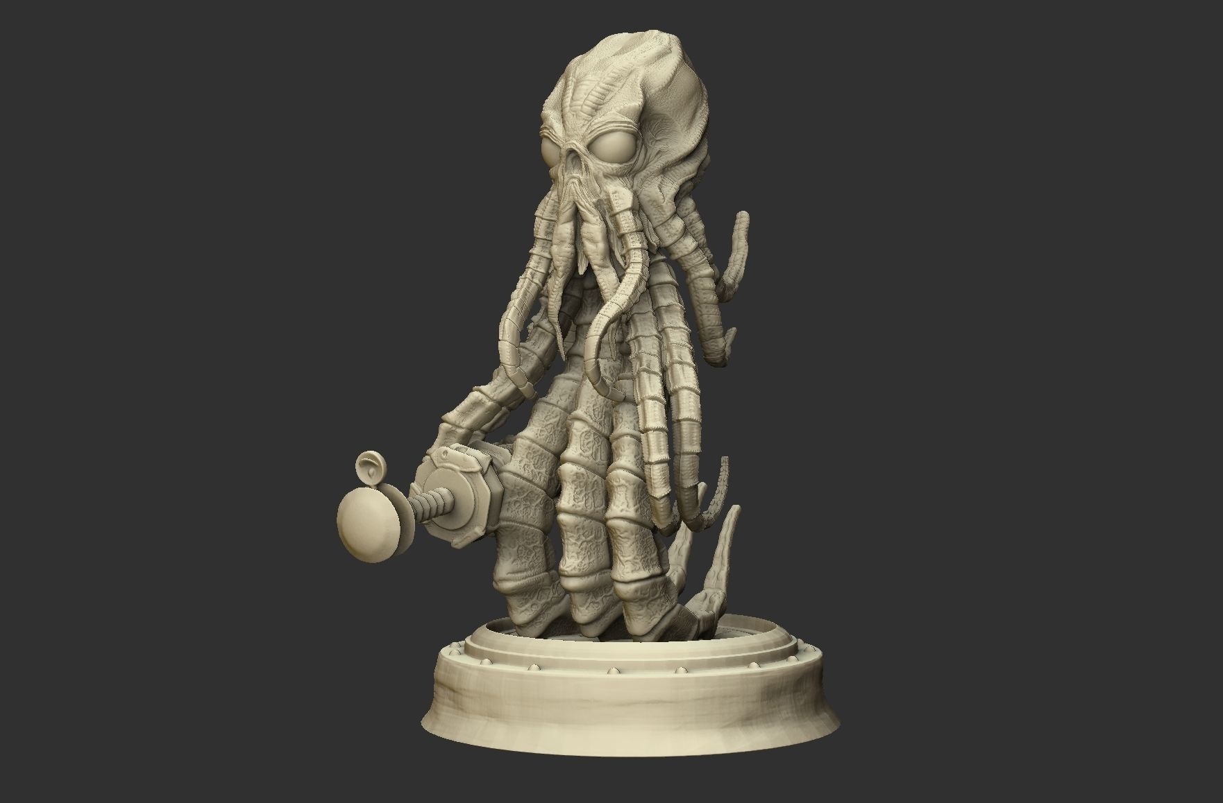 Martian from War of the worlds 3D print model_5