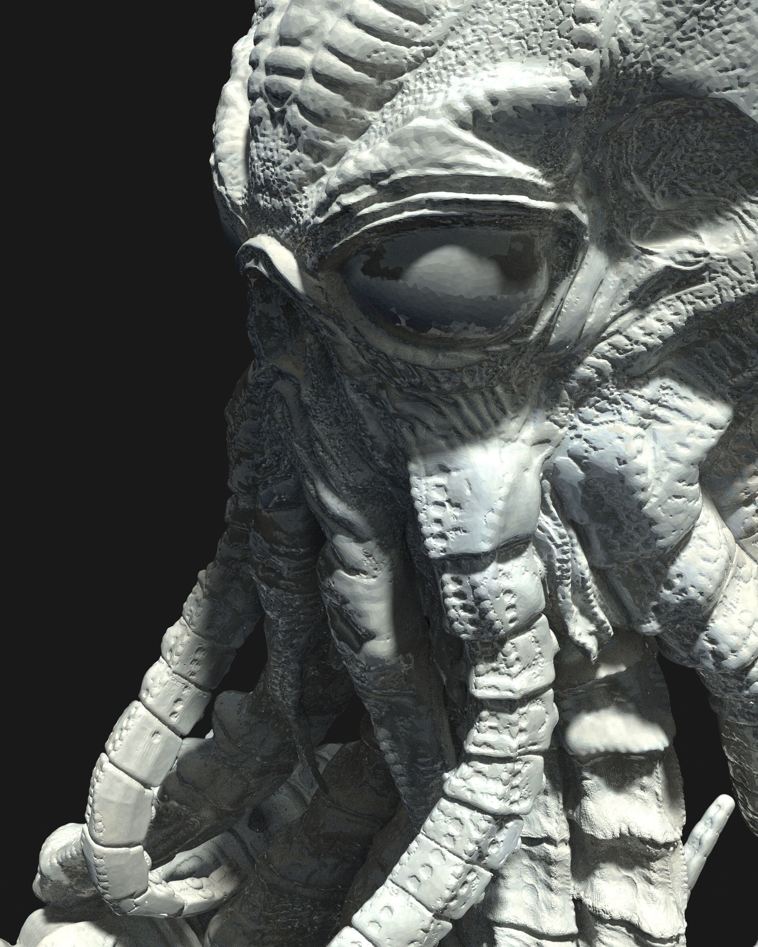Martian from War of the worlds 3D print model_2