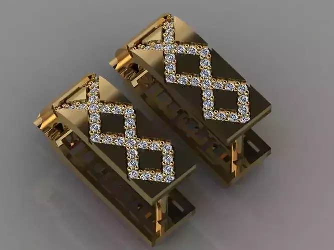GC GOLD E002 - Diamond Earring