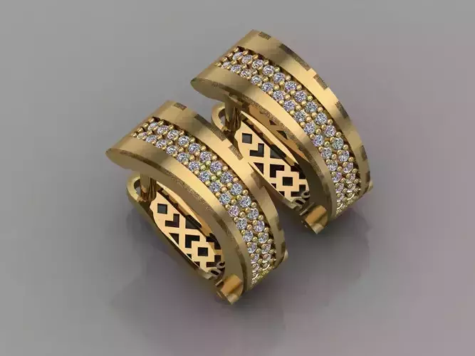 GC GOLD E004 - Diamond Earring