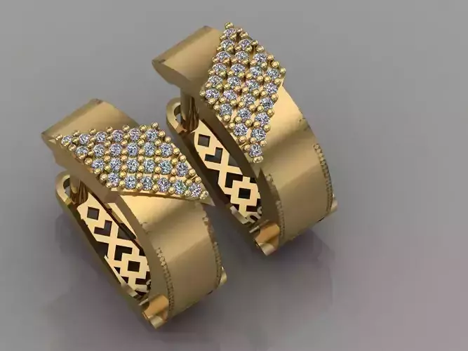 GC GOLD E005 - Diamond Earring