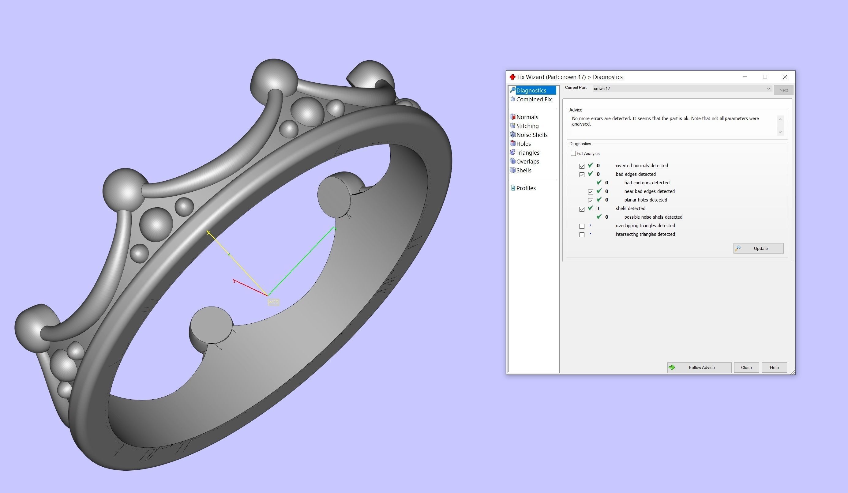 crown gold ring 3D print model_5