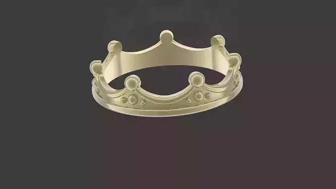 crown gold ring
