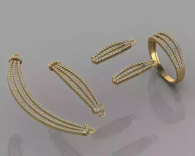 GC GOLD SS001 - Diamond set Small Set