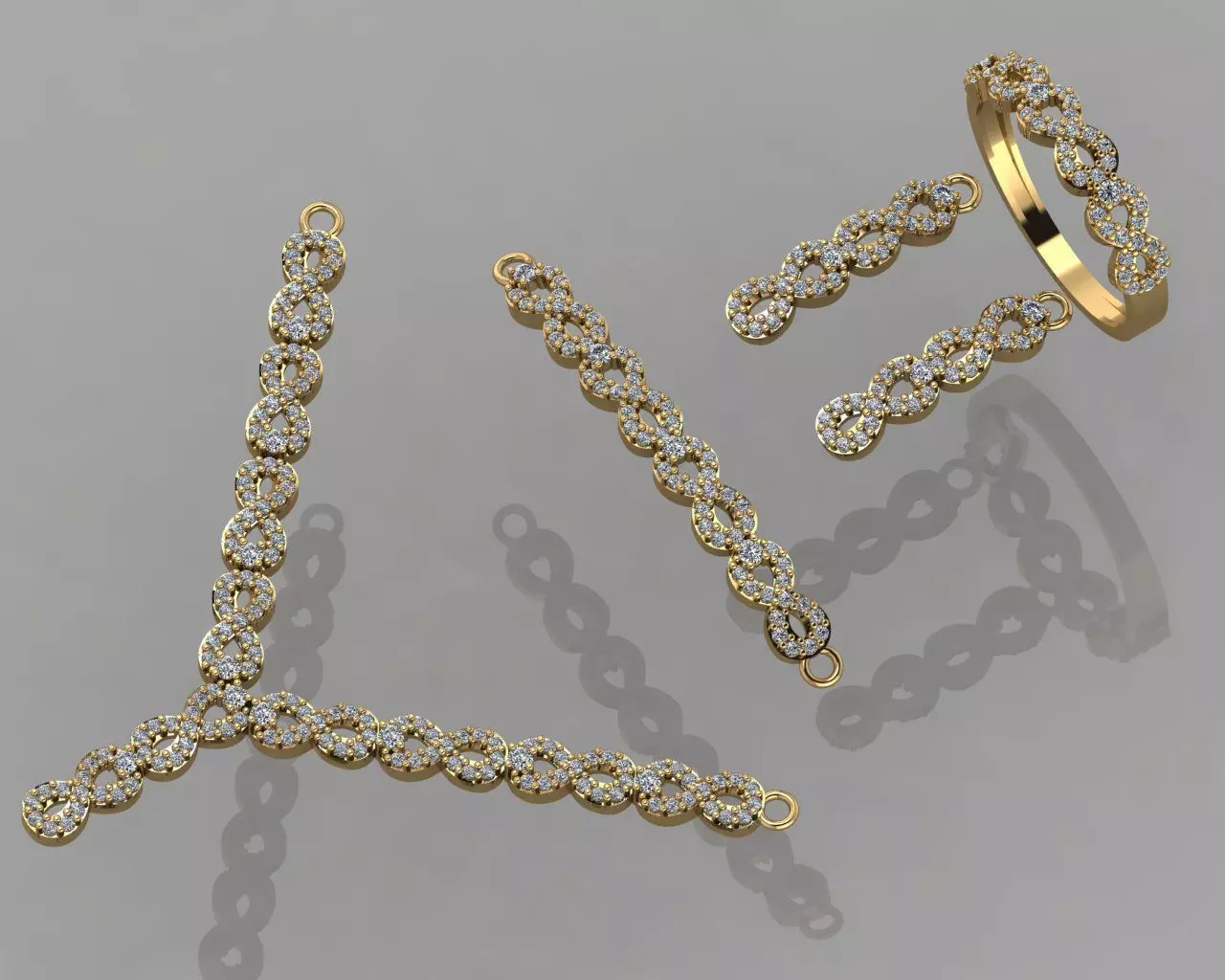 GC GOLD SS002 - Diamond set Small Set 3D print model_0