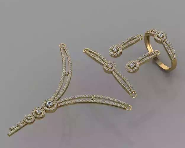 GC GOLD SS004 - Diamond set  Small Set