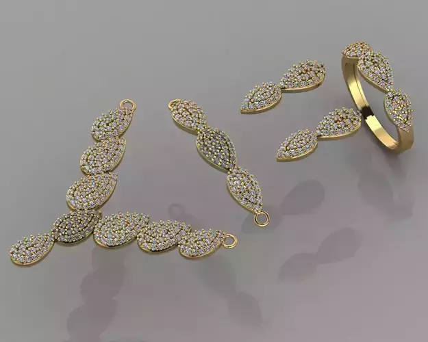 GC GOLD SS006 - Diamond set Small Set