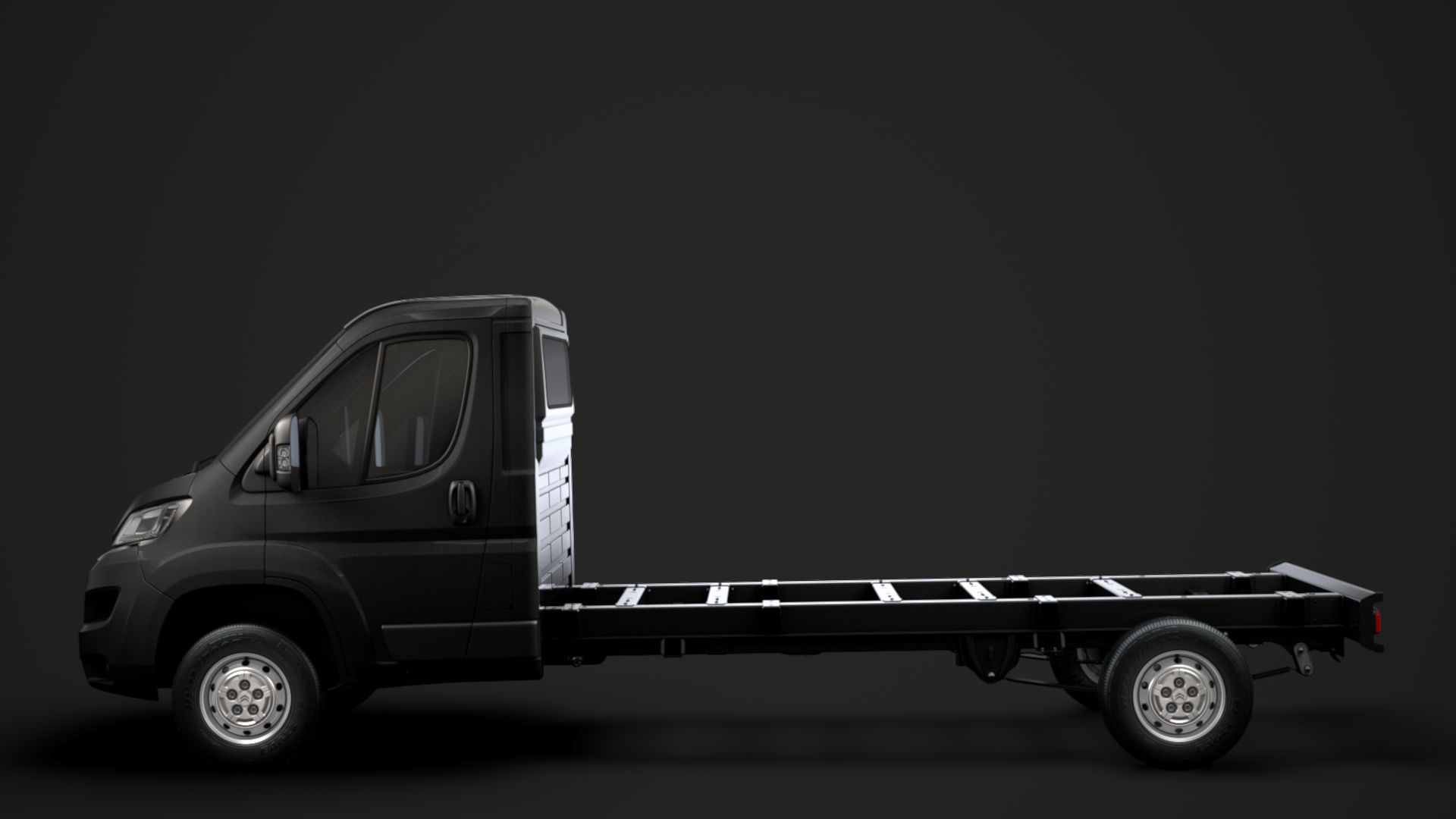 Citroen Jumper Relay Chassis Truck Single Cab 4300WB 2020 3D model_5