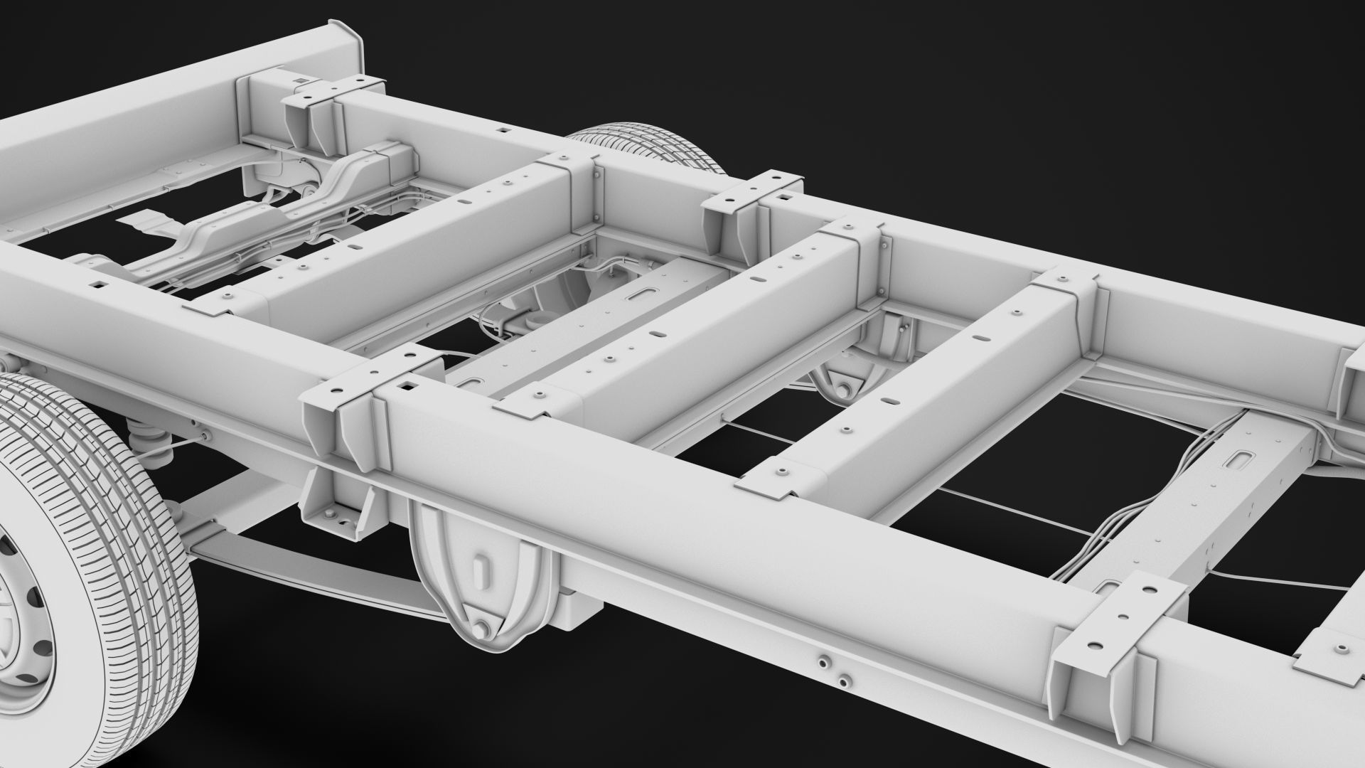 Citroen Jumper Relay Chassis Truck Single Cab 4300WB 2020 3D model_18