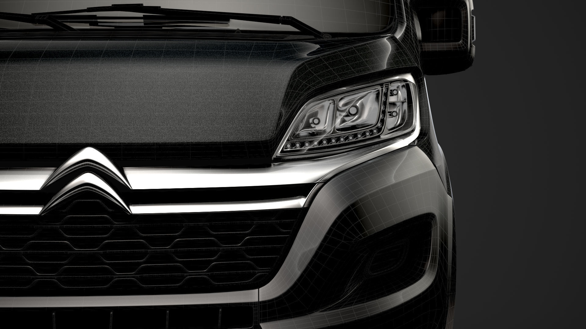 Citroen Jumper Relay Chassis Truck Single Cab 4300WB 2020 3D model_25