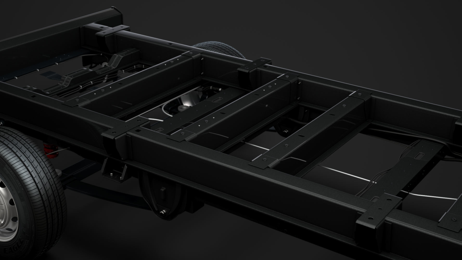 Citroen Jumper Relay Chassis Truck Single Cab 4300WB 2020 3D model_11