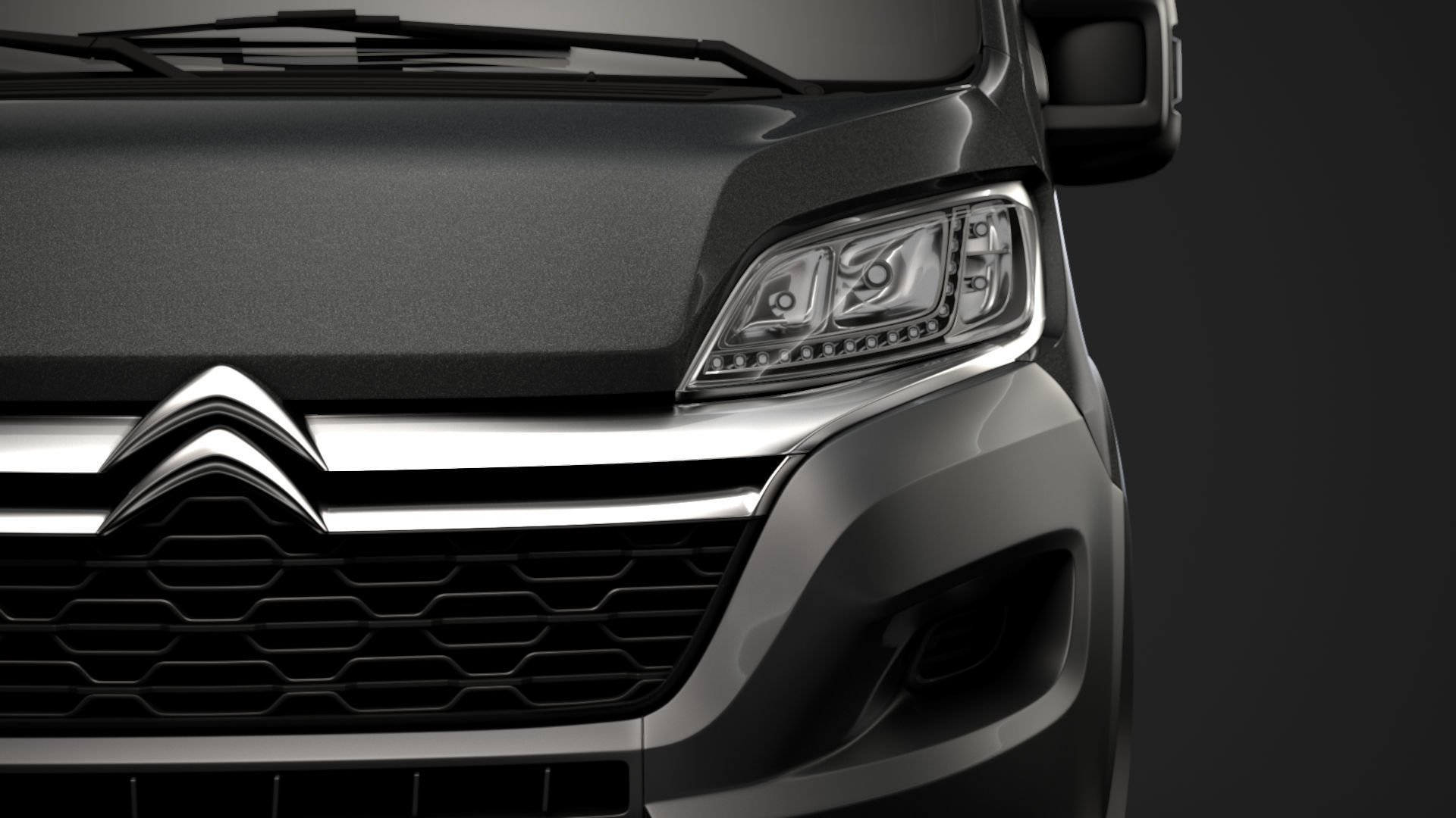 Citroen Jumper Relay Chassis Truck Single Cab 4300WB 2020 3D model_6