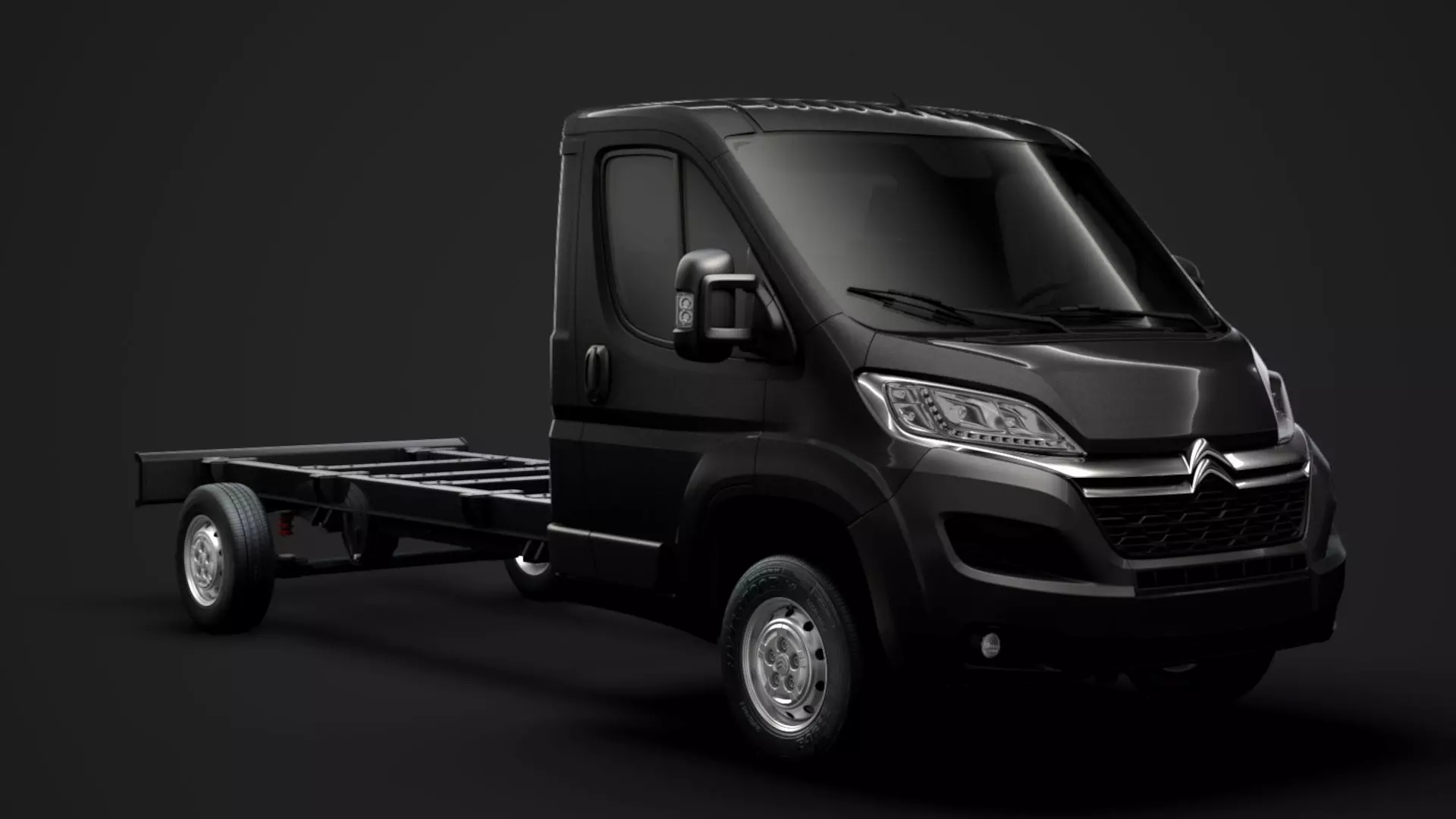 Citroen Jumper Relay Chassis Truck Single Cab 4300WB 2020 3D model_0