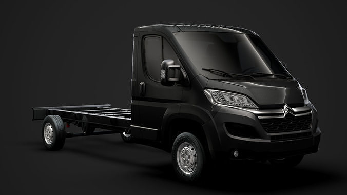 Citroen Jumper Relay Chassis Truck Single Cab 4300WB 2020 3D model