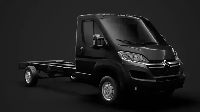 Citroen Jumper Relay Chassis Truck Single Cab 4300WB 2020 3D model