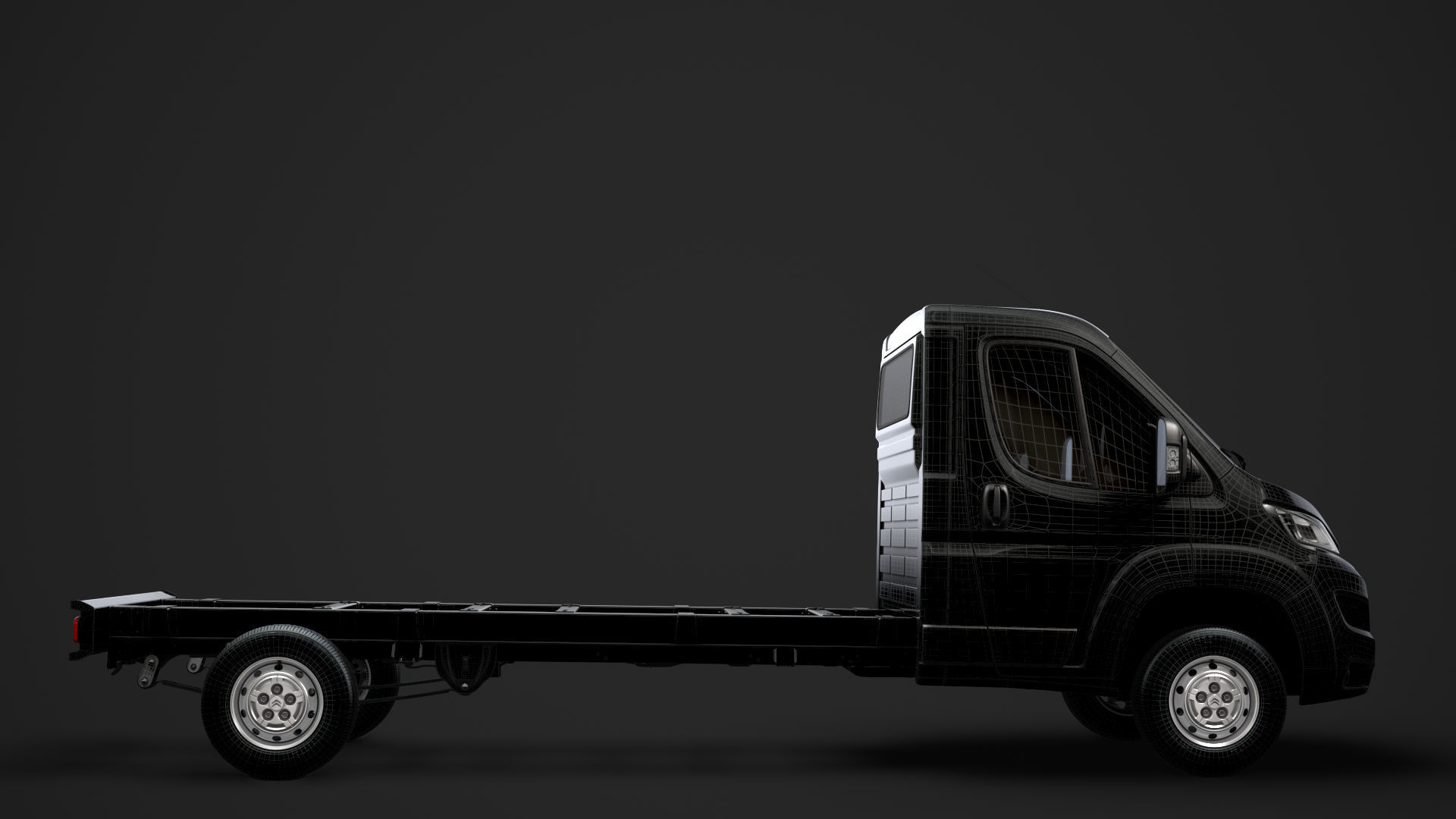 Citroen Jumper Relay Chassis Truck Single Cab 4300WB 2020 3D model_22