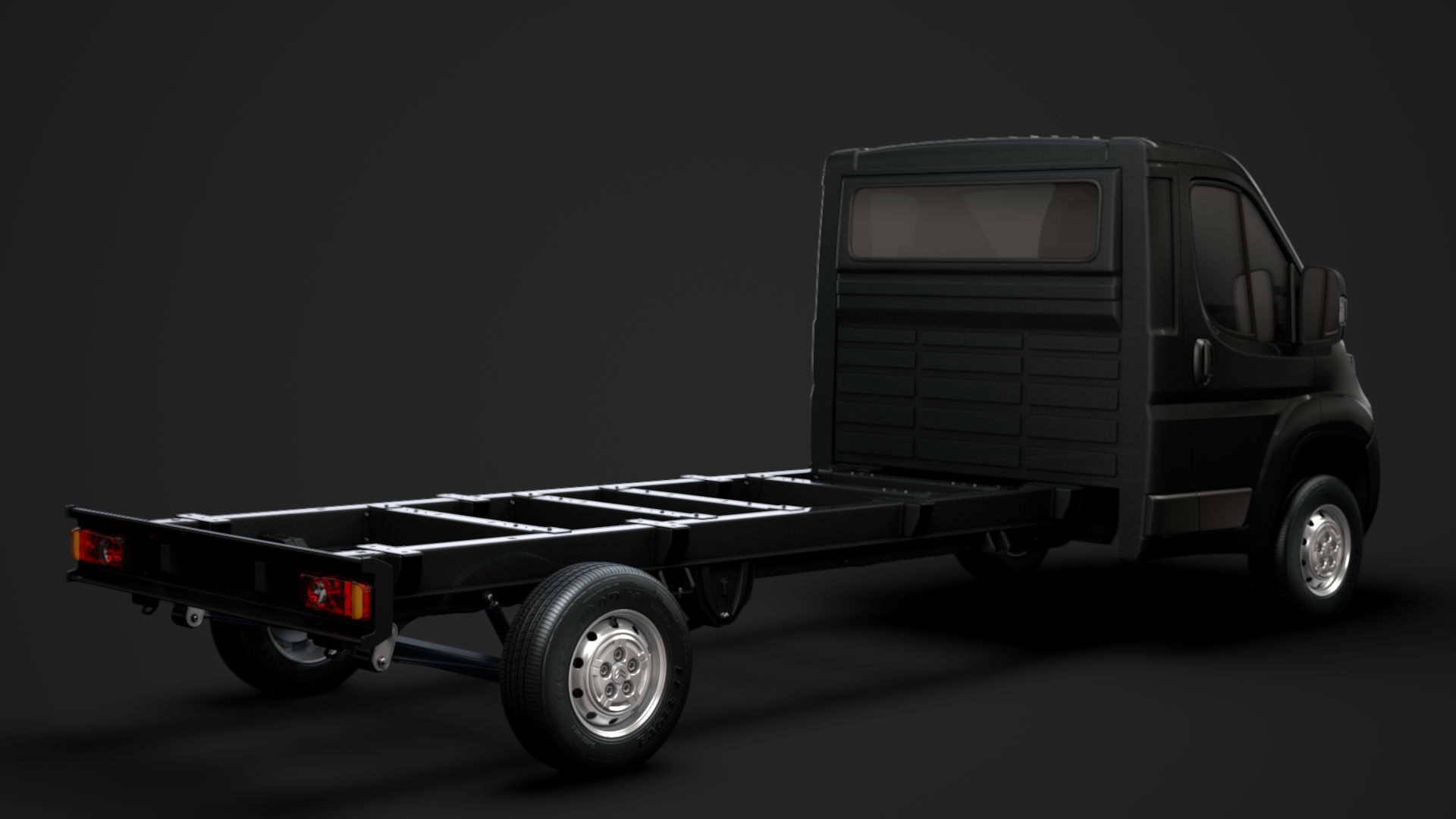 Citroen Jumper Relay Chassis Truck Single Cab 4300WB 2020 3D model_2