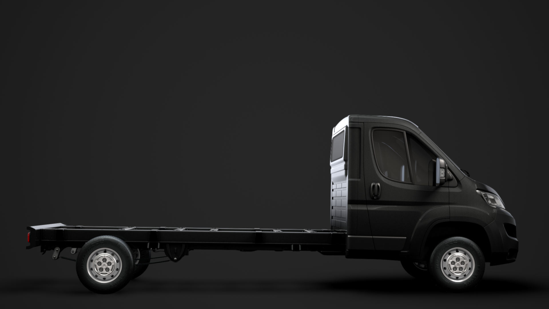 Citroen Jumper Relay Chassis Truck Single Cab 4300WB 2020 3D model_1