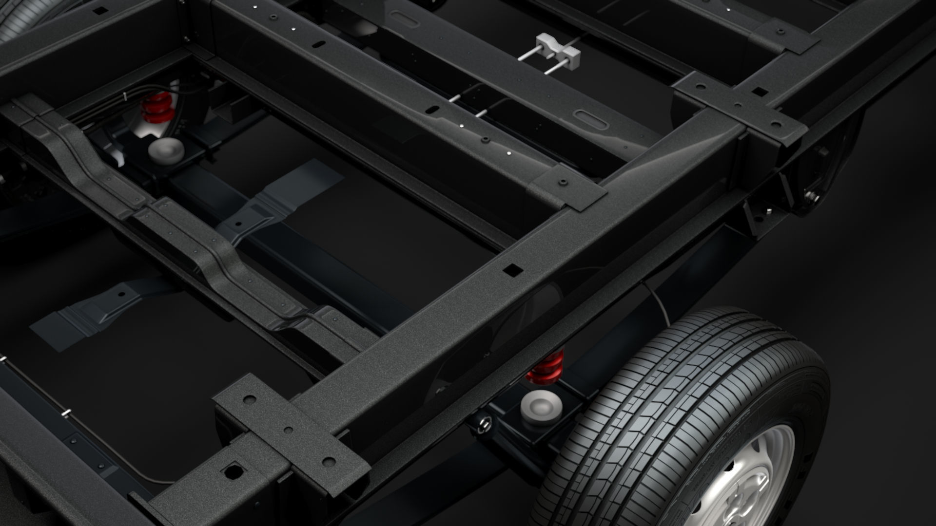 Citroen Jumper Relay Chassis Truck Single Cab 4300WB 2020 3D model_10