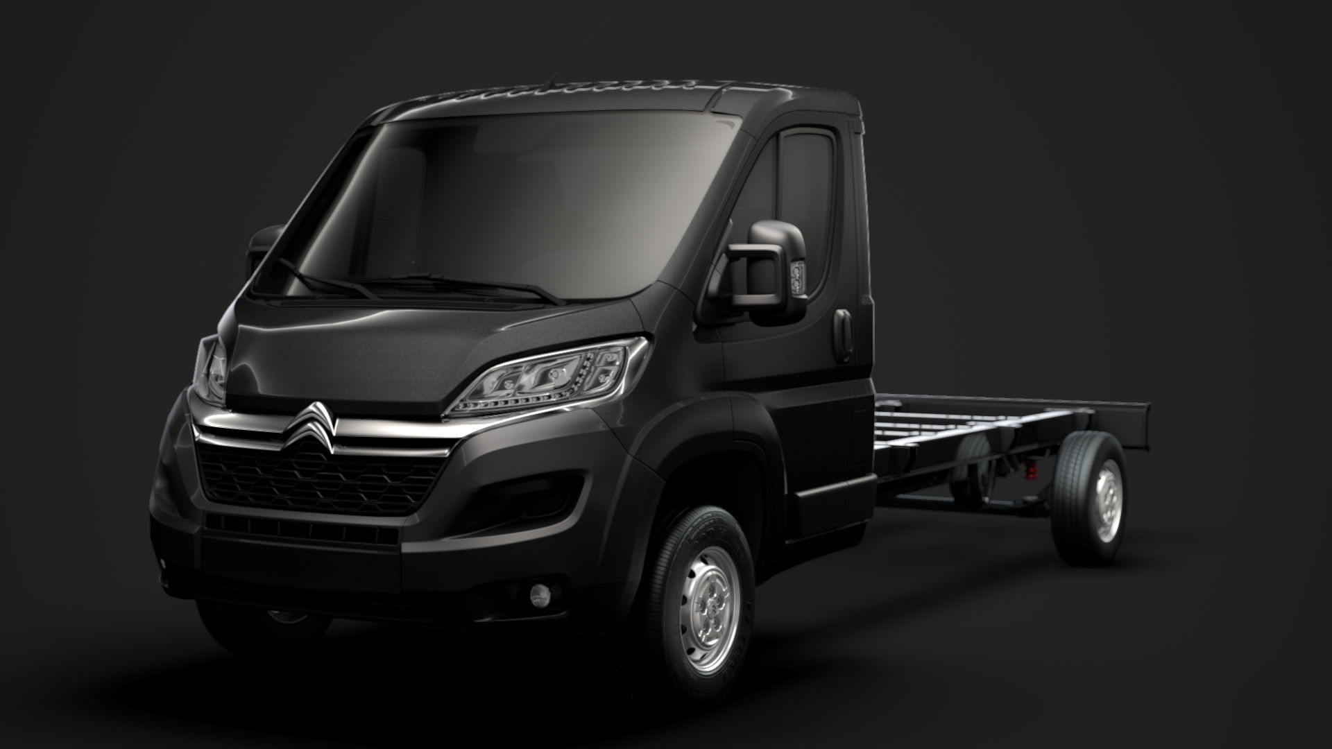 Citroen Jumper Relay Chassis Truck Single Cab 4300WB 2020 3D model_8