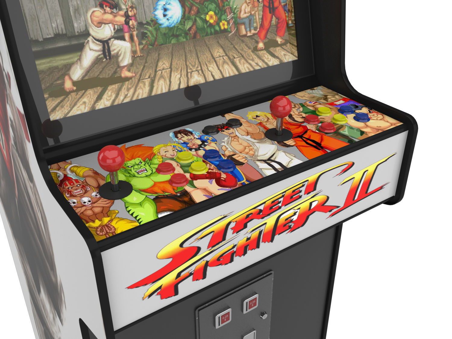 Arcade Atari Machine 3D model_2