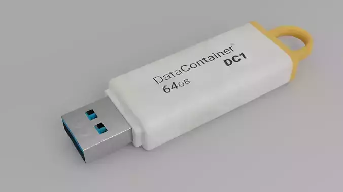 Pendrive usb drive 3D model