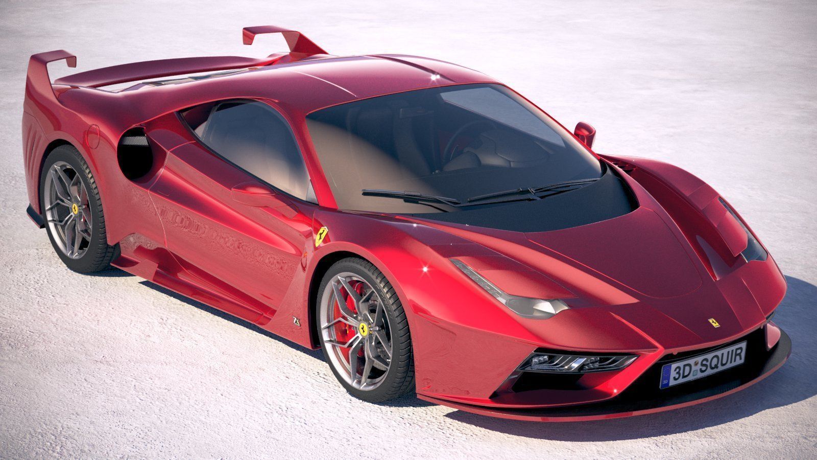 Ferrari 7X Design GTO Vision 3D model_11