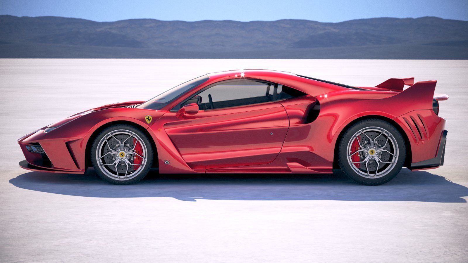 Ferrari 7X Design GTO Vision 3D model_6