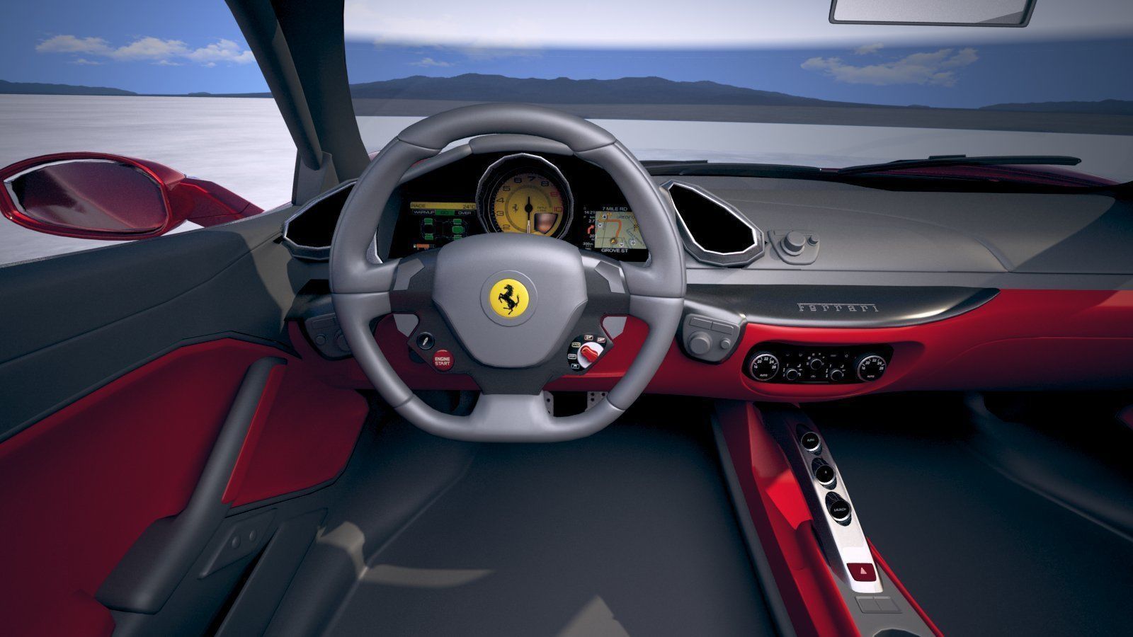 Ferrari 7X Design GTO Vision 3D model_24