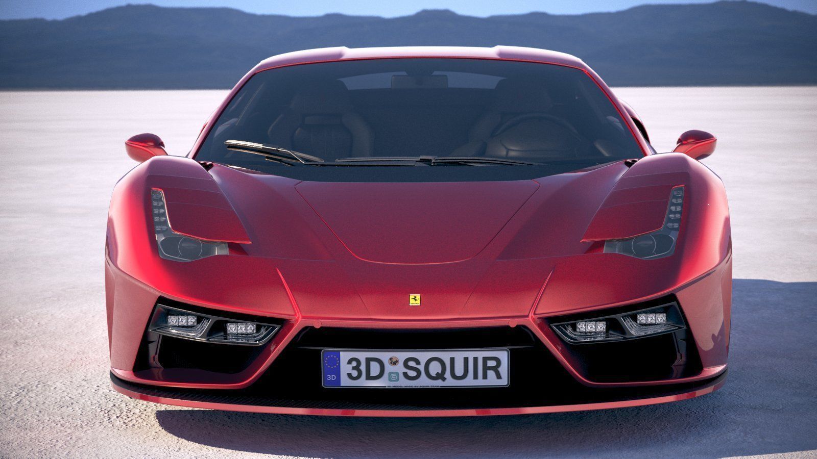 Ferrari 7X Design GTO Vision 3D model_9