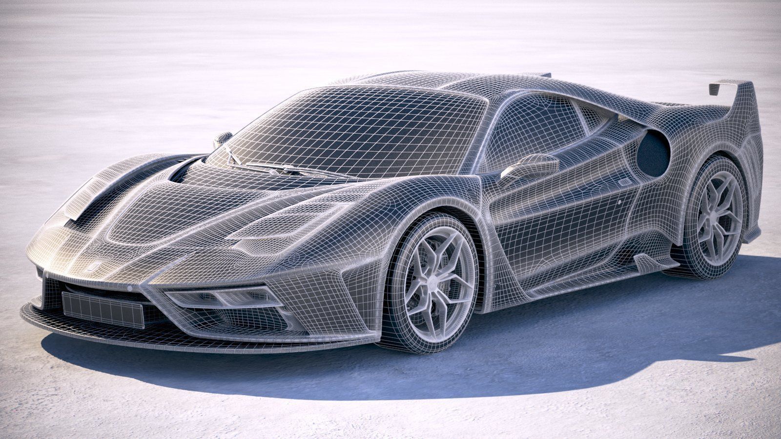 Ferrari 7X Design GTO Vision 3D model_27