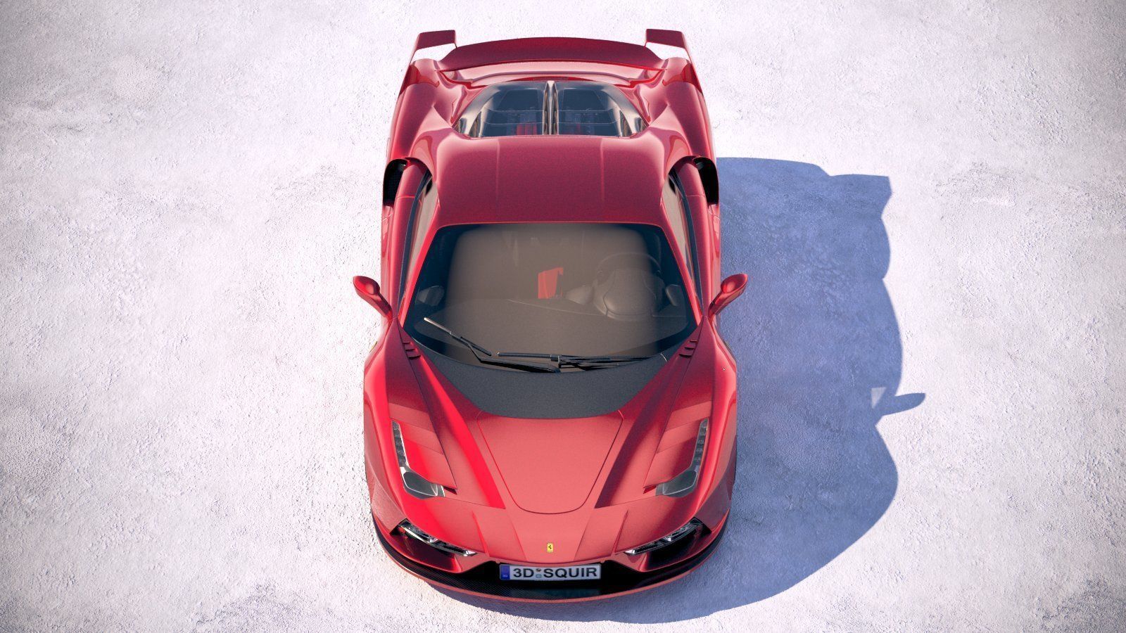 Ferrari 7X Design GTO Vision 3D model_8