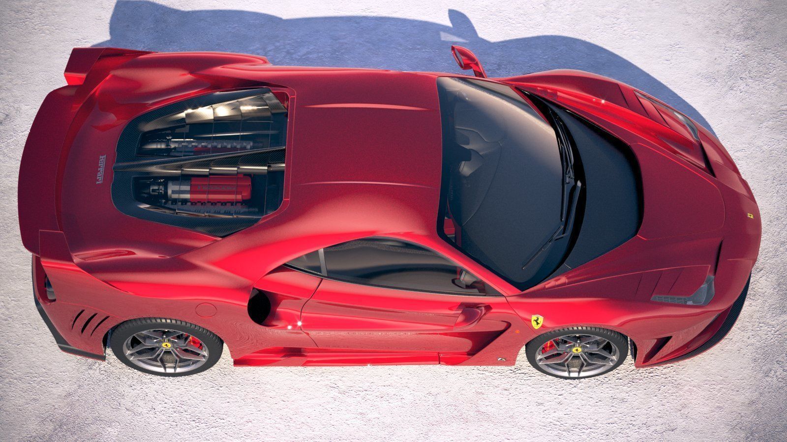 Ferrari 7X Design GTO Vision 3D model_7