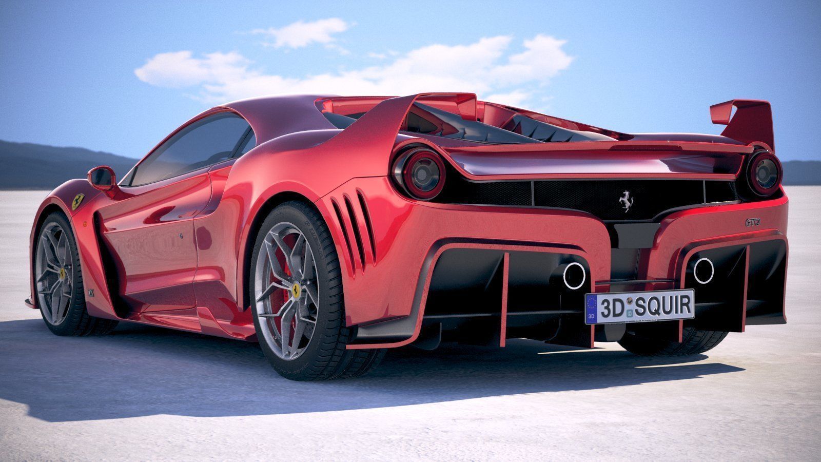 Ferrari 7X Design GTO Vision 3D model_13