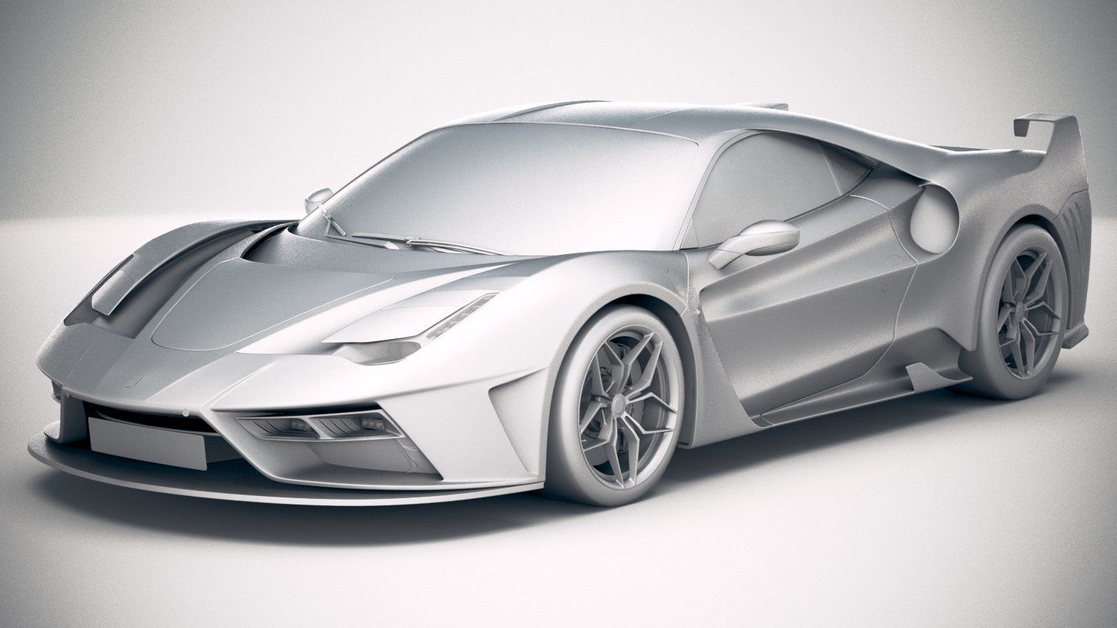 Ferrari 7X Design GTO Vision 3D model_17