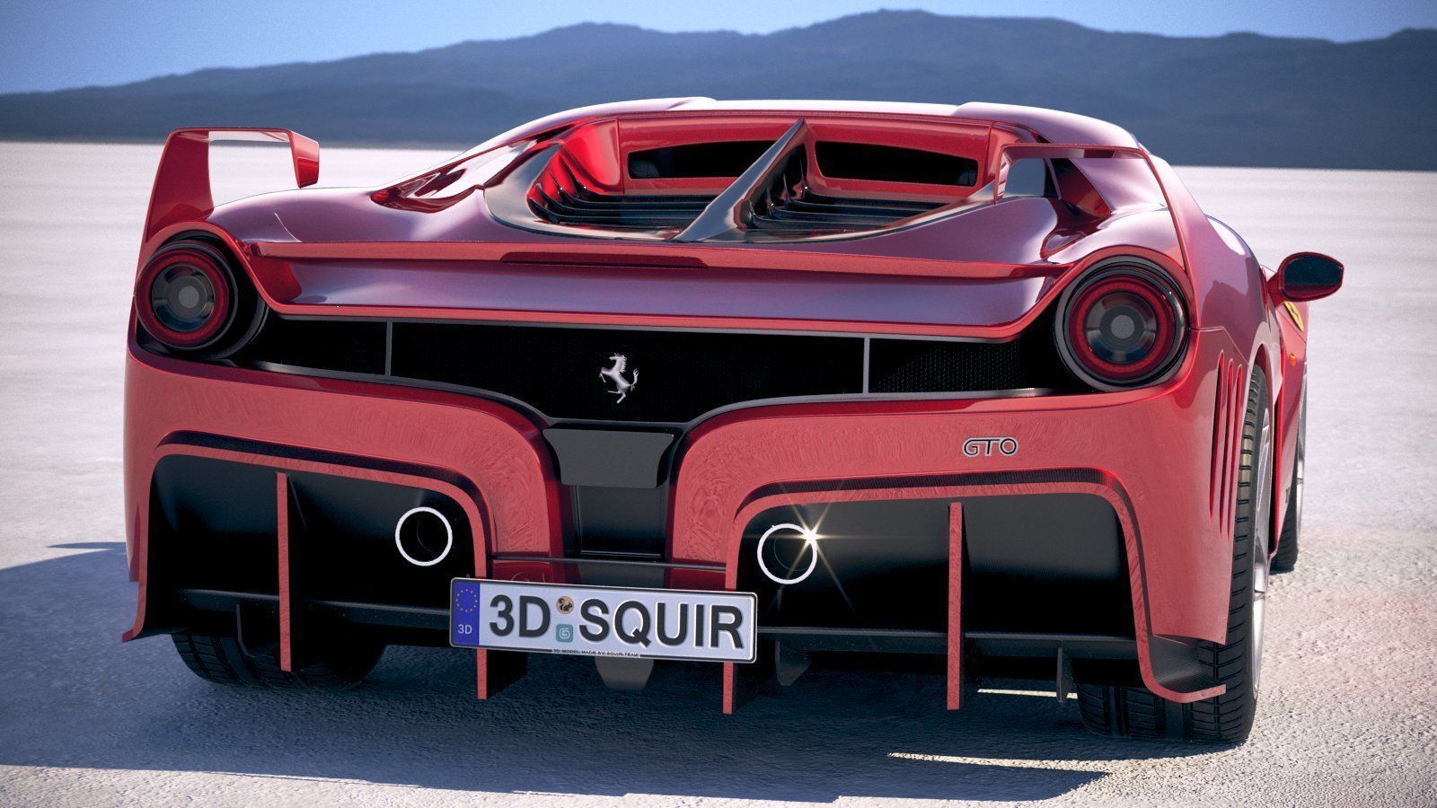 Ferrari 7X Design GTO Vision 3D model_5