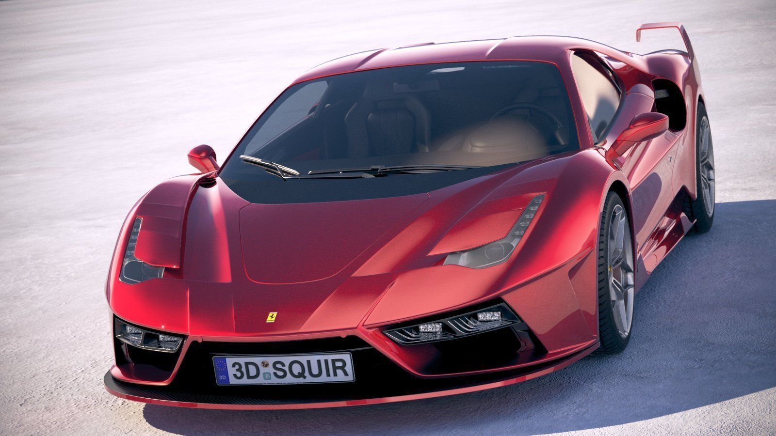 Ferrari 7X Design GTO Vision 3D model_1
