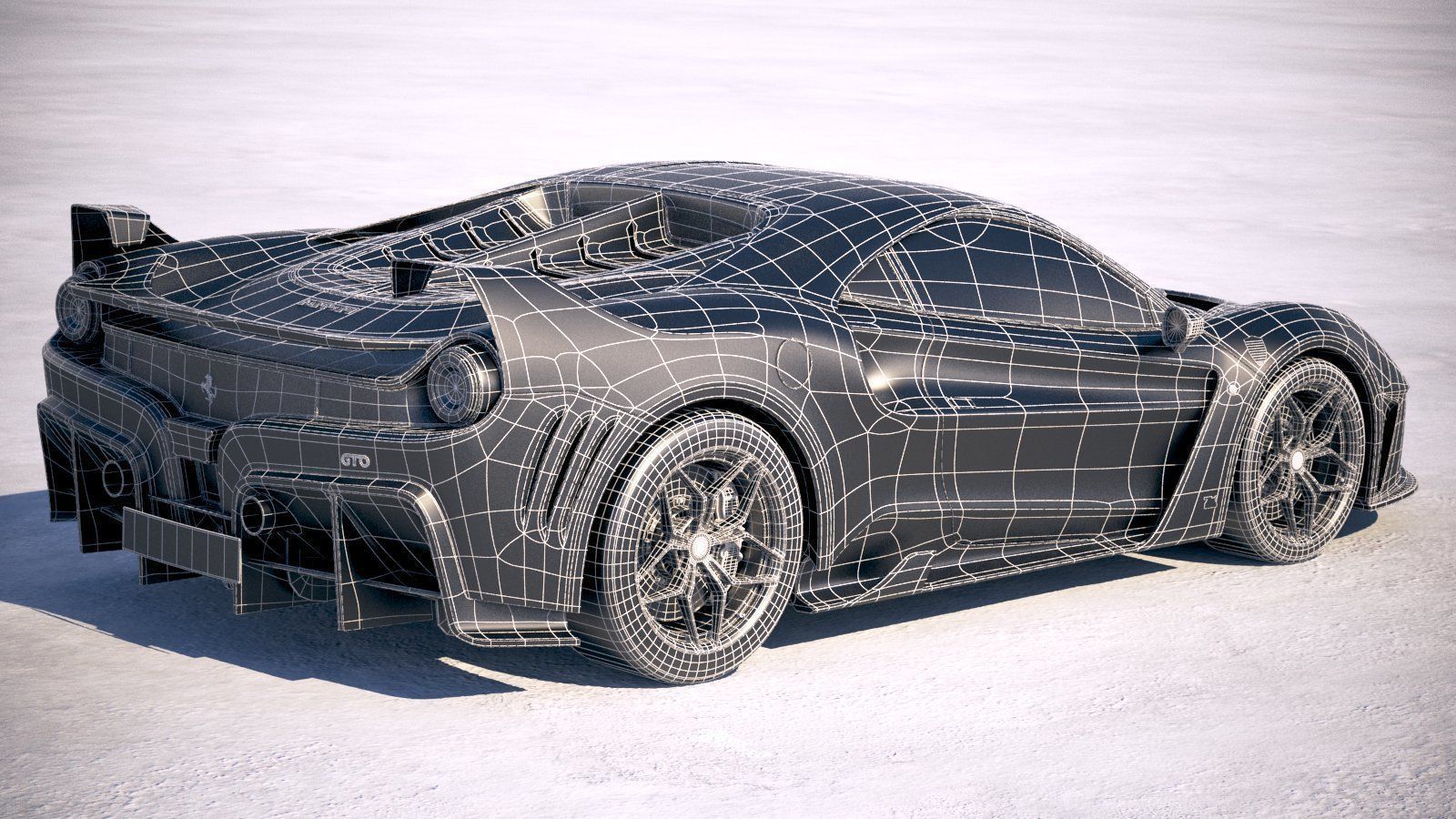 Ferrari 7X Design GTO Vision 3D model_30