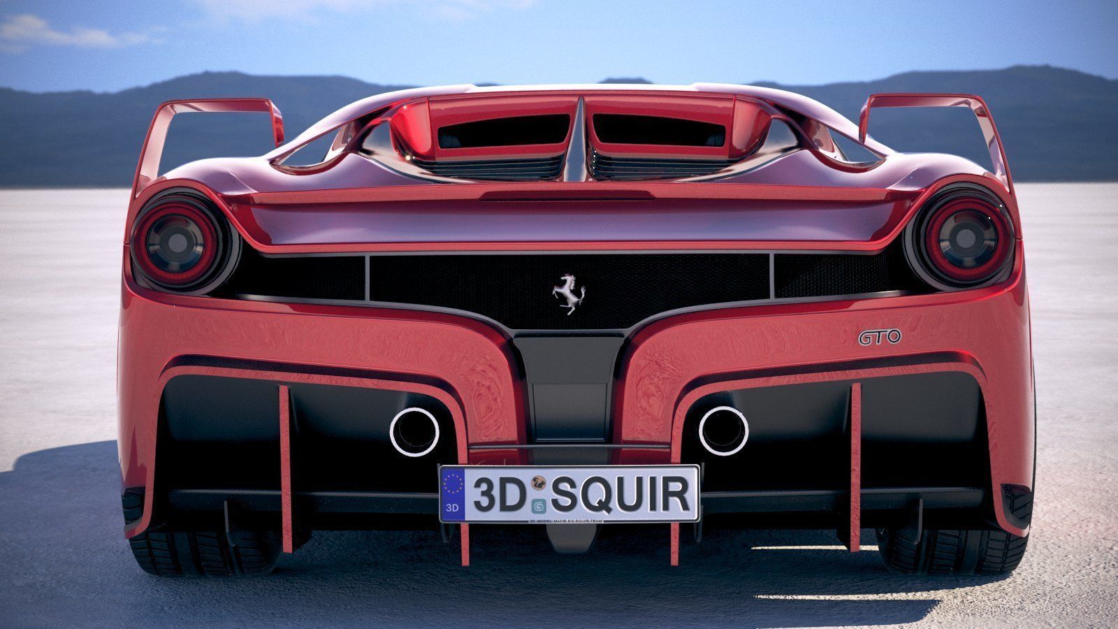 Ferrari 7X Design GTO Vision 3D model_10
